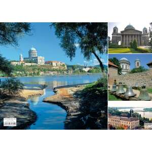 Esztergom képekben: városi panoráma, a Duna és a Bazilika - Irodai kiegészítő