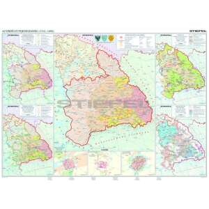 Stiefel A3-as tanulói kézitérkép az erdélyi fejedelemség 1541-1690 közötti történetéről, részletes térkép történelem tanulmányozáshoz - Irodai kiegészítő