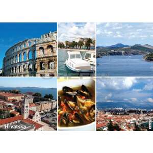 Horvátország utazási kalauz és térkép, Split, Dubrovnik és más horvát úti célok fotókkal - Irodai kiegészítő