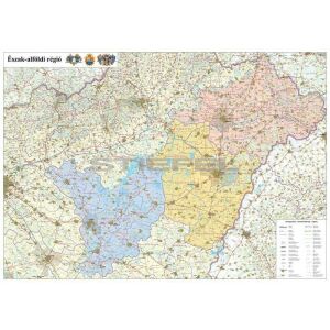 Az Észak-alföldi régió járástérkép 144702806 - Prezentációs eszköz