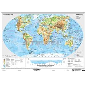A Föld domborzati és politikai térképe DUO 46901984 