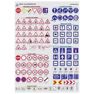 KRESZ-ismeretek oktatótabló 1. DUO 46902255 