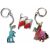 Wypiekanki Poland shrink plastic keychains: dragon, Polish flag, and king on horseback