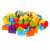 Colorful plastic building blocks, 68 pieces, for kids, educational toy, developmental toy