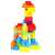 Building blocks set, 68 pieces, colorful, plastic, for kids, includes animals, giraffe, tiger, turtle, lion, parrot, elephant, butterfly, ostrich, educational toy, developmental toy