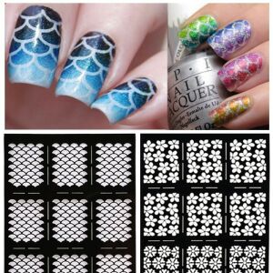 24 db Körömdíszítő Matrica Szett - PVC - 8,8x6,8cm 118687896 - Körömdísz