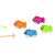 Риболовна игра за семейството Fishing Family 45, цветни риби за играта