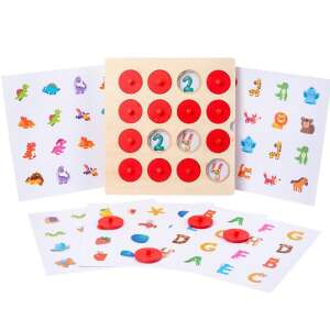 Fa Memóriafejlesztő Játék - 16 Korongos