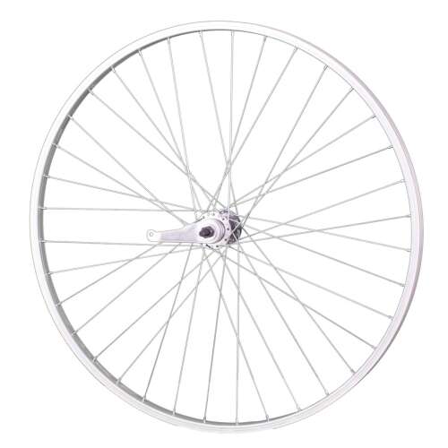 Kerékpár kerék, 28 hüvelykes, alumínium felni, ezüst, FK 622 H