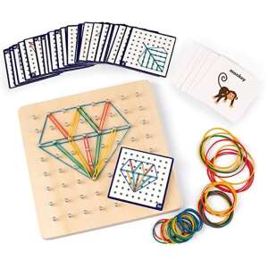 Geotábla Kreatív Játék - Fejlesztő Gyerekjáték - 18x18cm