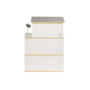 Puppenhaus mit Dach und Balkon - Puppenhaus