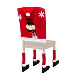 Télapó Christmas Chair Decoration - Snowman Design - Christmas Decoration