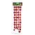 Karácsonyi Girland - Hópehely 270cm #piros 46938269