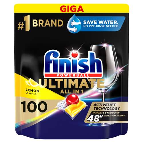 Finish Ultimate Ultimate All in 1 Lemon Dishwasher Capsule 100pcs
