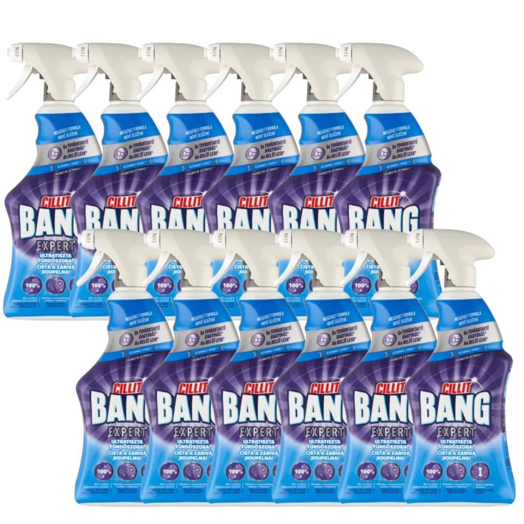 E-shop Cillit Bang Čistiaci prostriedok na lesk kúpeľne 12x750ml