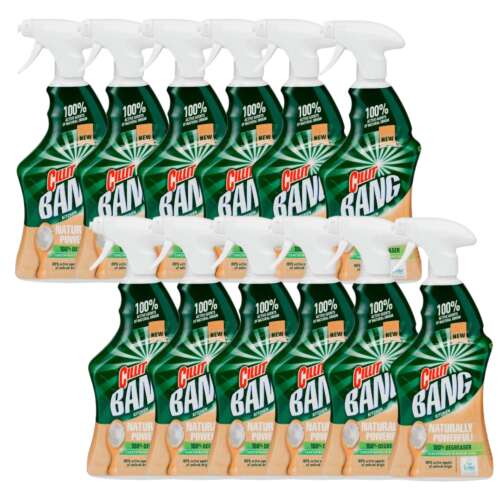 12 pack of Cillit Bang Naturally Powerful Degreaser, 750ml bottles