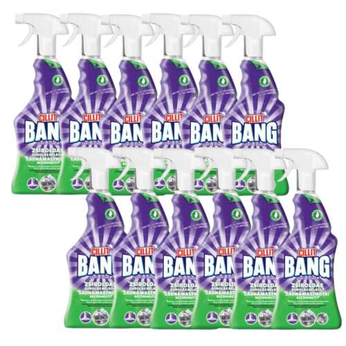 Cillit Bang Grease Remover Spray, 12 pack, 750ml each, effective grease removal, kitchen cleaner, powerful formula