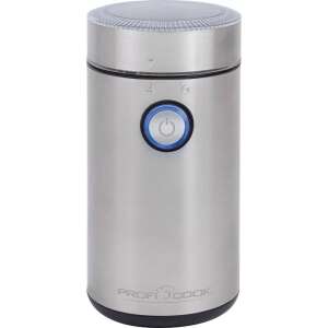 Elektrický mlynček na kávu ProfiCook PC-KSW 1216, z nerezovej ocele, s modrým tlačidlom zapnutia - Mlynčeky na kávu