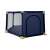 Angled view of LittleONE by Pepita dark blue portable playpen