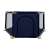Front view of LittleONE by Pepita dark blue portable playpen