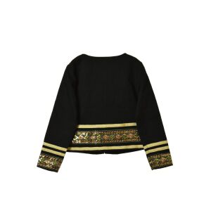 Rosalita Black-Gold Glitter Girls Blazer – 104 cm 126698061 - Kids' Sweater & Cardigan