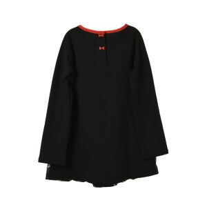 Rosalita dark blue-black, dog-patterned girl's dress – 104 cm 126757327 - Girls' Dress