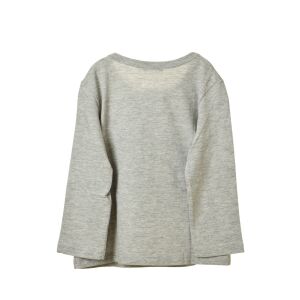 Benetton Grey, Heart-Patterned, Long-Sleeved Girls' Shirt – 82 cm 126976935 - Kids' T-Shirt