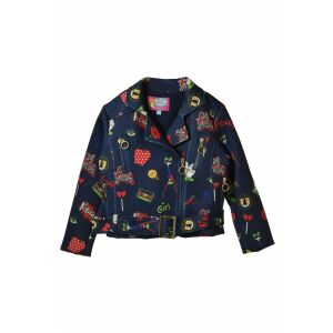 Rosalita Concord dark blue girls' fabric jacket – 104 cm 130489418 - Kids' Jacket