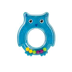 Canpol Babies Bagoly Csörgő, kék, színes golyókkal, baba játék - Csörgő