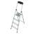 Krause Monto Safety 4-Stufen-Leiter, leicht und einfach zu tragen