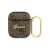 Etui na słuchawki AirPods Guess, brązowe, z karabińczykiem