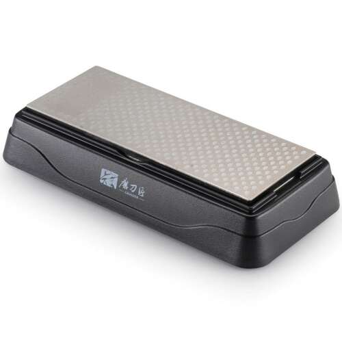 TAIDEA Diamond Sharpening Stone #360/600 with Stand, double-sided sharpening stone for knives and cutting tools