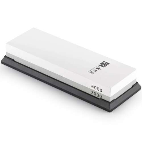 TAIDEA #3000/8000 Grit Combination Whetstone with Non-Slip Rubber Base