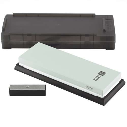 TAIDEA Knife Sharpening Stone Set, #240/800 Grit, with Stand and Diamond Cleaner