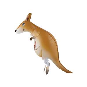 Walking Kangaroo Foil Balloon, 87.7x62.5 cm - Balloon