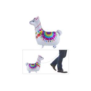 Walking Llama Foil Balloon, 78x69.4 cm, Party Decoration - Balloon