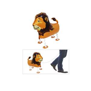 Walking Lion Foil Balloon, 54x63.5 cm, Birthday Party Decoration - Balloon