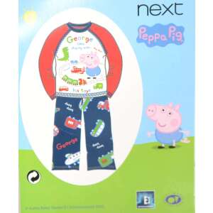 next pizsama Peppa Pig vonatos 4-5 év (110 cm) 47015514 Gyerek pizsamák, hálóingek - Fiú