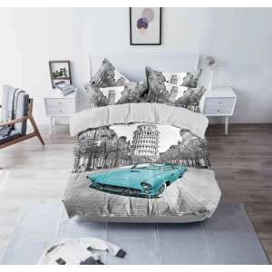 Kék sportkocsi mintás 3 részes ágyneműhuzat 47016977 - Ágynemű - ifjúsági és felnőtt