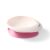 BabyOno plate - sticky bottom with spoon pink 1077/02 47017061