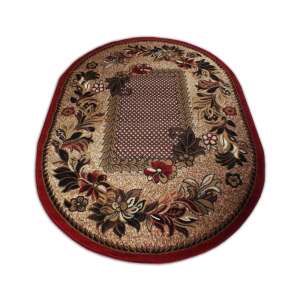Szőnyeg ovális Dy. BCF Alfa 01 piros 150 x 210 cm 47020406 - Lakberendezés