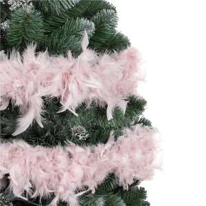 Pink feather garland for Christmas tree decoration, Springos brand - Garland