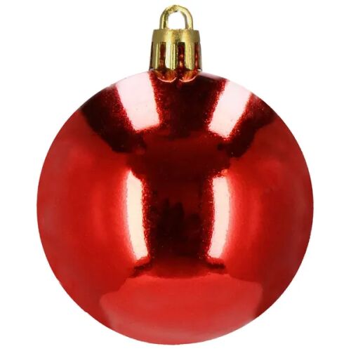 Springos red shiny Christmas tree ornament