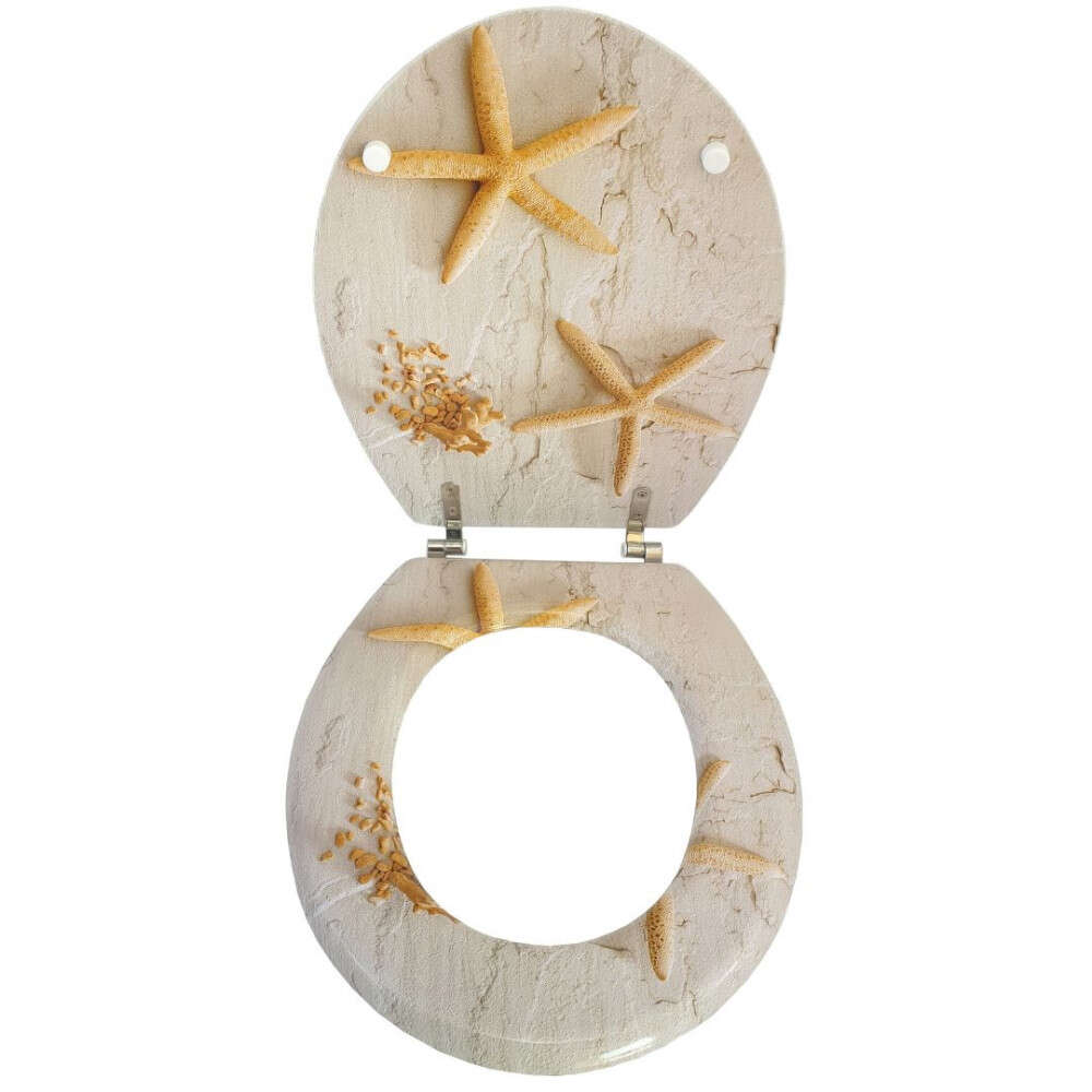 Bath Duck WC Ülőke - Tengeri Csillag - MDF