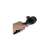 Hand holding Purlov self-cleaning pet brush