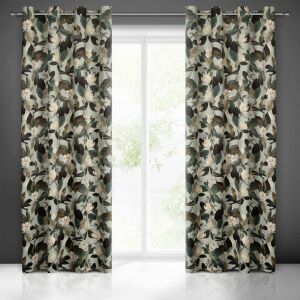 Eurofirany Tavaszi Madármintás Sötétítő Függöny - Bársony - 140x250 cm