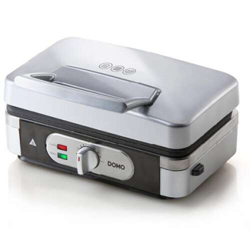 Domo DO9136C 3-in-1 Sandwichmaker, Waffeleisen und Grill, Silber