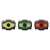 Emos Cob LED headlamp, black with green accents, 3W, 220 lumens, white, green, and red light modes
