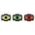 Emos Cob LED headlamp, black with green accents, 3W, 220 lumens, white, green, and red light modes