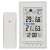 Emos wireless weather station with indoor and outdoor temperature and humidity display, clock, moon phase, and weather forecast